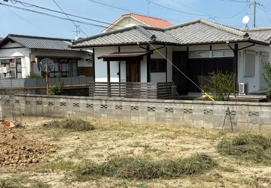 ブロック塀撤去